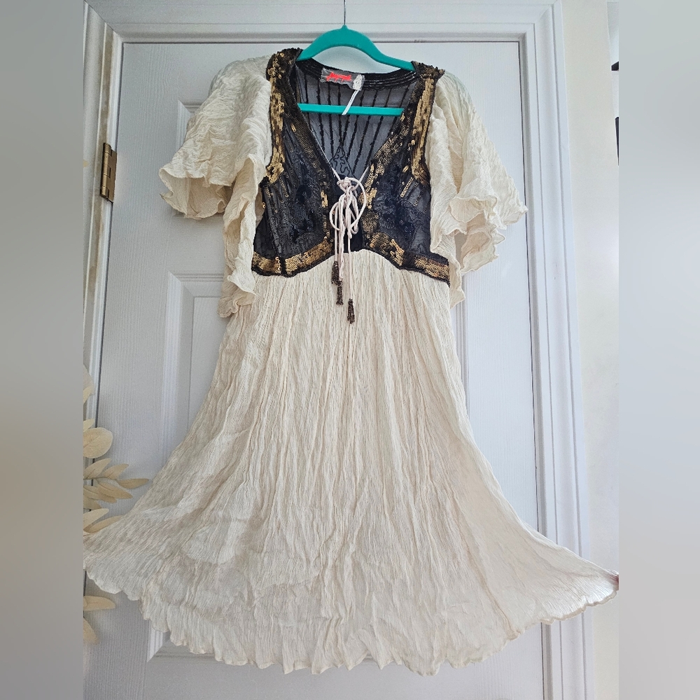 Free people Sequins dress Size small